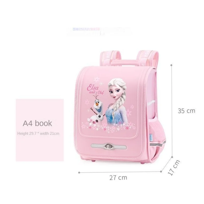 Disney Frozen Student Satchel Large Capacity Girls Backpack for Elementary School Students Kids Bags for Girls Kawaii Backpack