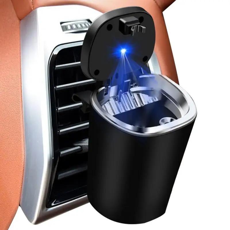 

Ashtray For Car Smokeless Ashtrays For Car Auto Cup Holder Ashtrays Car Ashtray With Lid And LED Light For Car Cup Holders