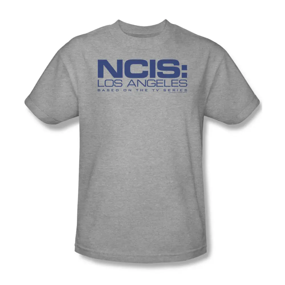 Футболка NCIS с принтом Лос-Анджелеса ТВ-сериал Классическая хлопковая