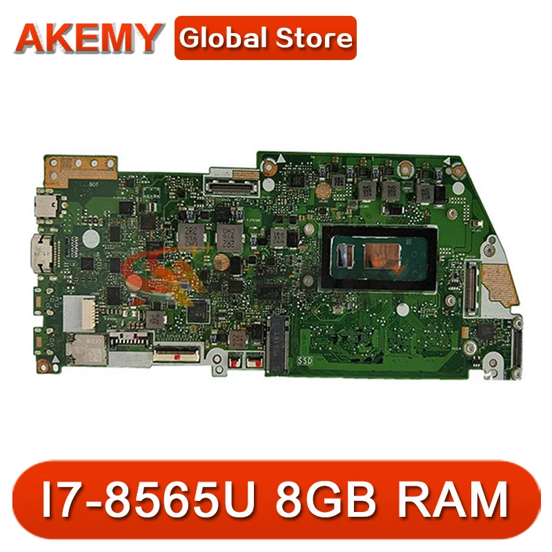 

UX362FA original mainboard with I7-8565U CPU 8GB RAM For ASUS UX362FA-EL142T ZenBook UX362 UX362FA laptop motherboard test ok