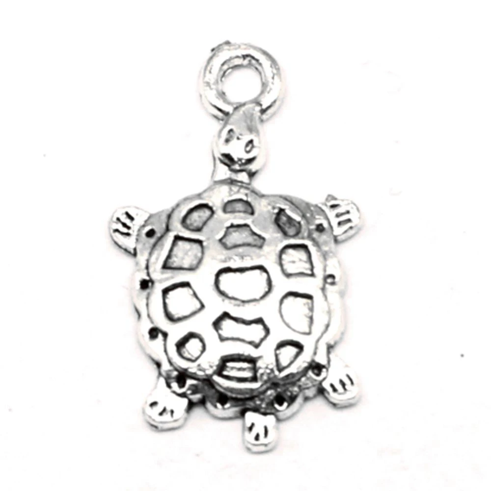 

10 pieces 14x25mm Turtle charms Jewelry making best gift