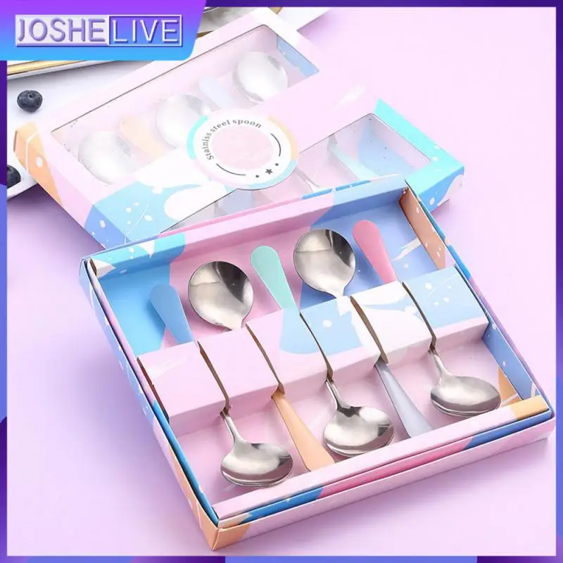 

Зеркальная полишиновая суповая ложка в стиле Ins, тонкая окантовка, Высококачественная рисовая ложка 304, нержавеющая сталь, десерт, фотомилая