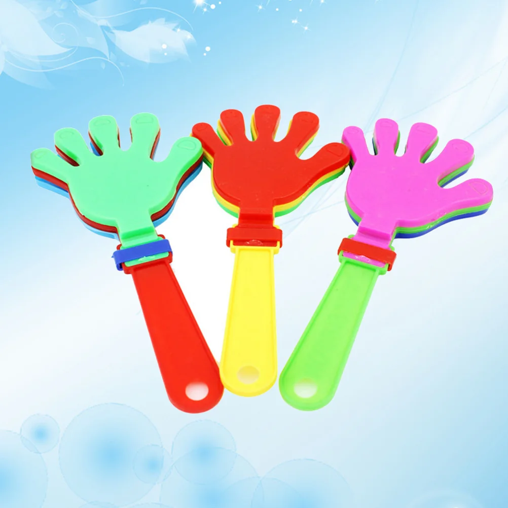 

Hand Noise Clapper Clappers Hands Party Makers Noisemakers Maker Clapping Sporting Events Toy Favors Clap Noisemaker Goodie