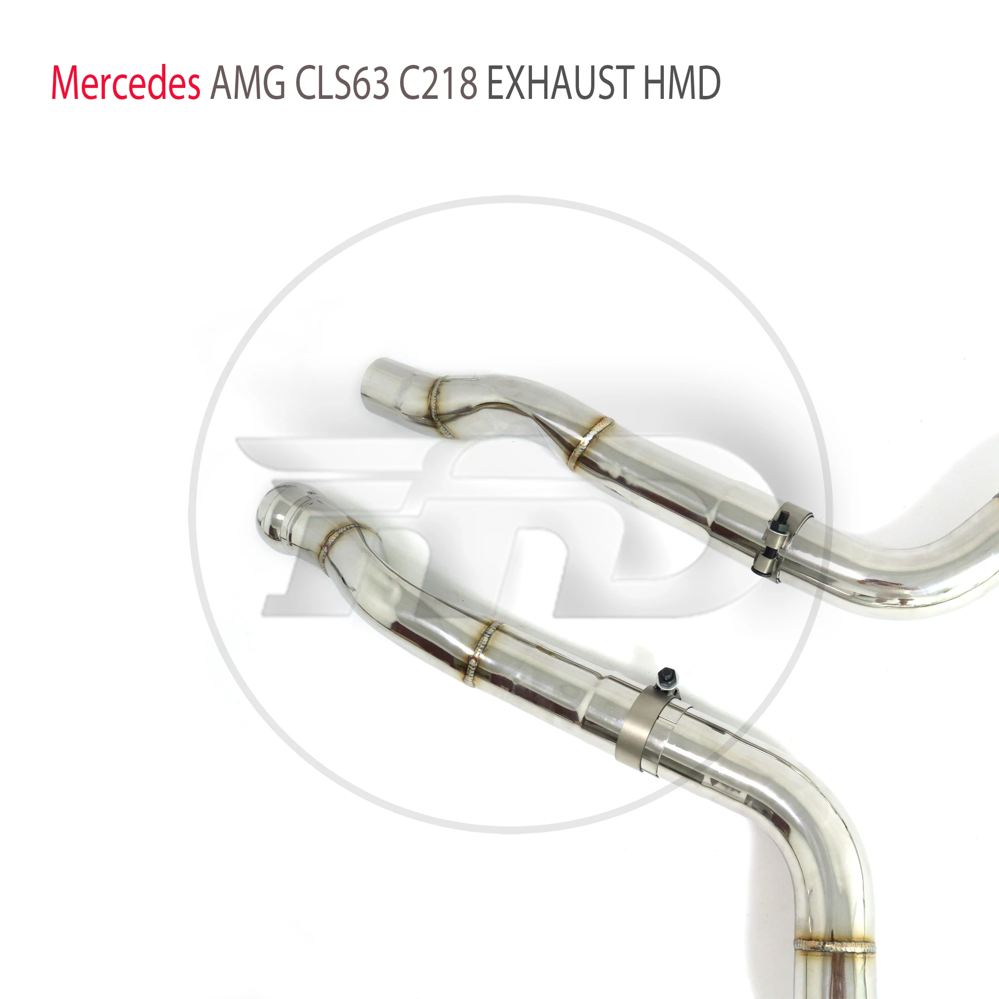 Выхлопная система HMD с высокой пропускной способностью из нержавеющей стали Catback