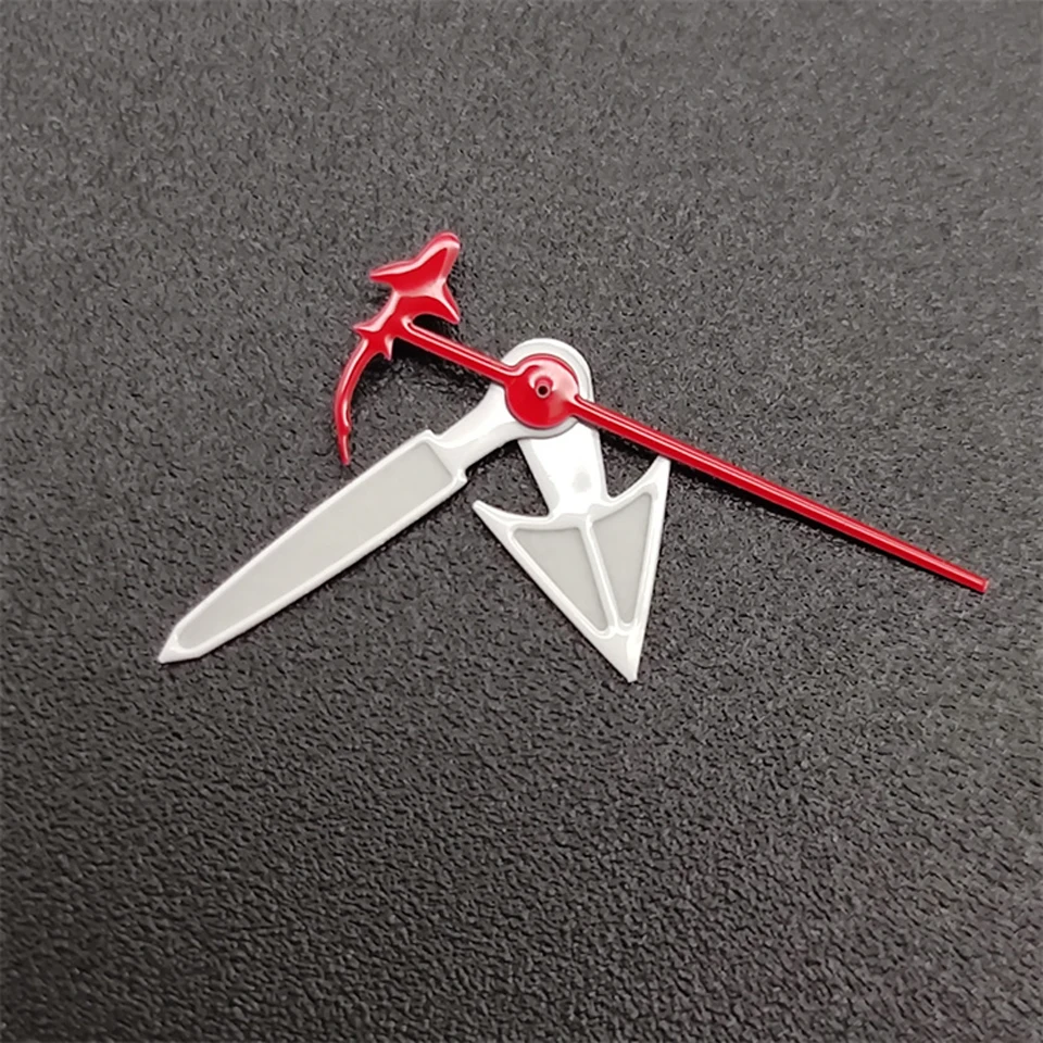 NH35 new abalone pointer modified table needle C3 strong green fish second applicable Japan 4R36 automatic movement