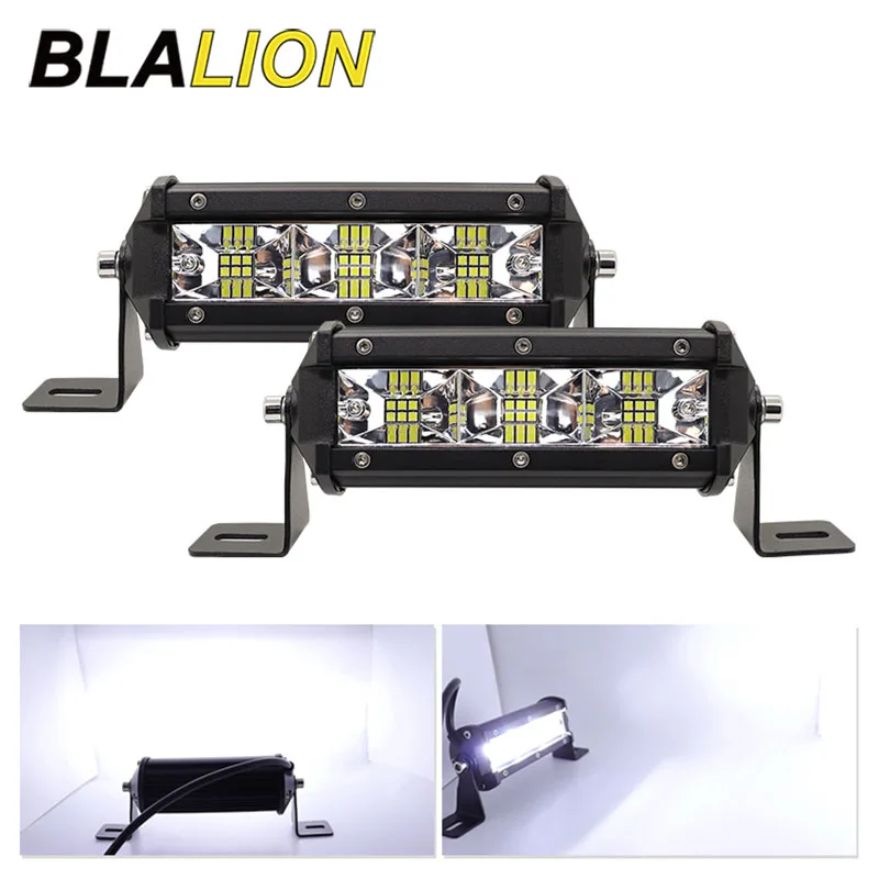 

12 В 24 В автомобисветильник световая балка 6500K точесветильник свет s 8 дюймов прожектор рабочего света s светодиодный Противотуманные фары дл...