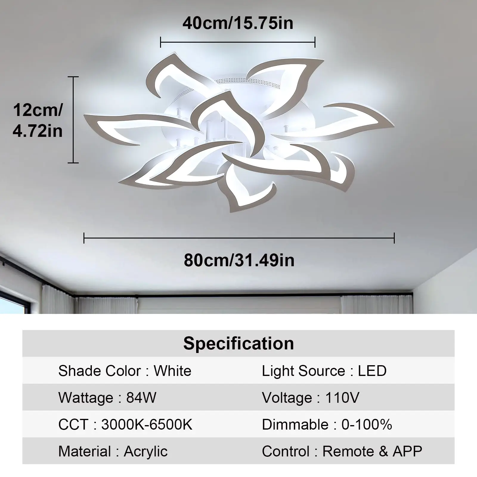 

Потолочный светильник JUNYU Flower Shape