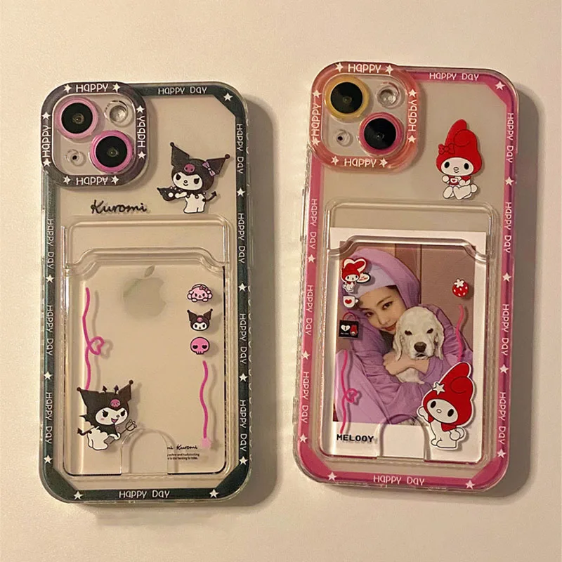 

Силиконовый прозрачный защитный чехол Kawaii Kuromi My Melody для Iphone12 Iphone13 Pro