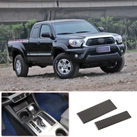 for toyota tacoma 2011 2015 car styling soft carbon fiber central control gear groove pad car interior modification accessories