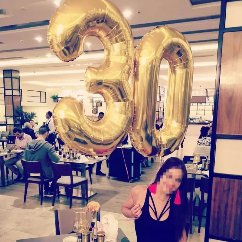 

Большие фольгированные воздушные шары 40 дюймов, фигурки в виде цифр на день рождения, украшения для детского дня рождения