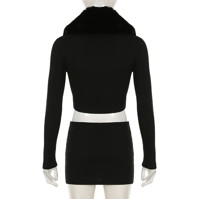 DSMTRC женское осеннее элегантное вязаное облегающее платье для ночного клуба