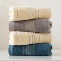 high end cotton simple ribbon all cotton face towel household thickened adult soft absorbent towel