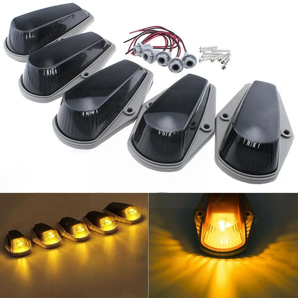 

Cab Roof Running Clearance Marker Light Kit Led Roof Light Ceiling Warning Light Smoke Cab Marker Lights For Truck Suv Rv Y3t1