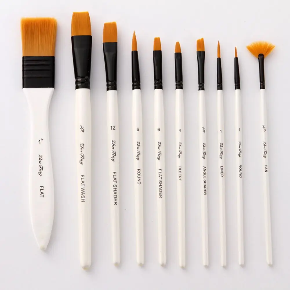 

New Nylon Professional Bag Brushes Painting Supplies Watercolor Art
