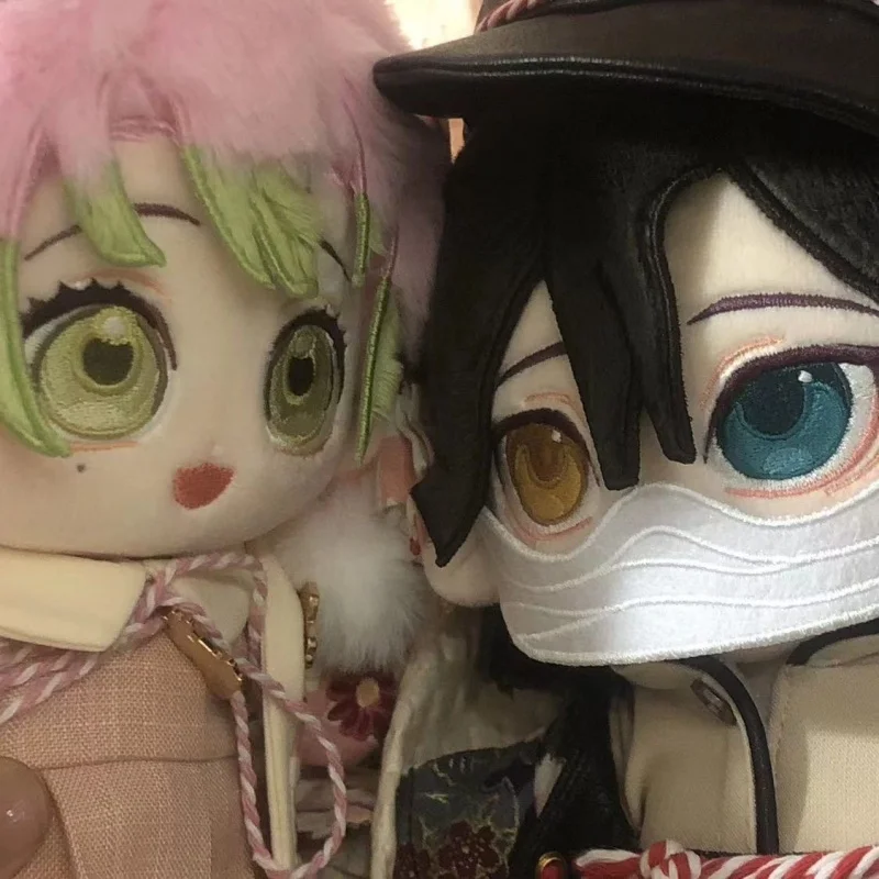 Аниме Kanroji Mitsuri 20 см телесного цвета плюшевая кукла игрушки мягкие плюшевые a7784