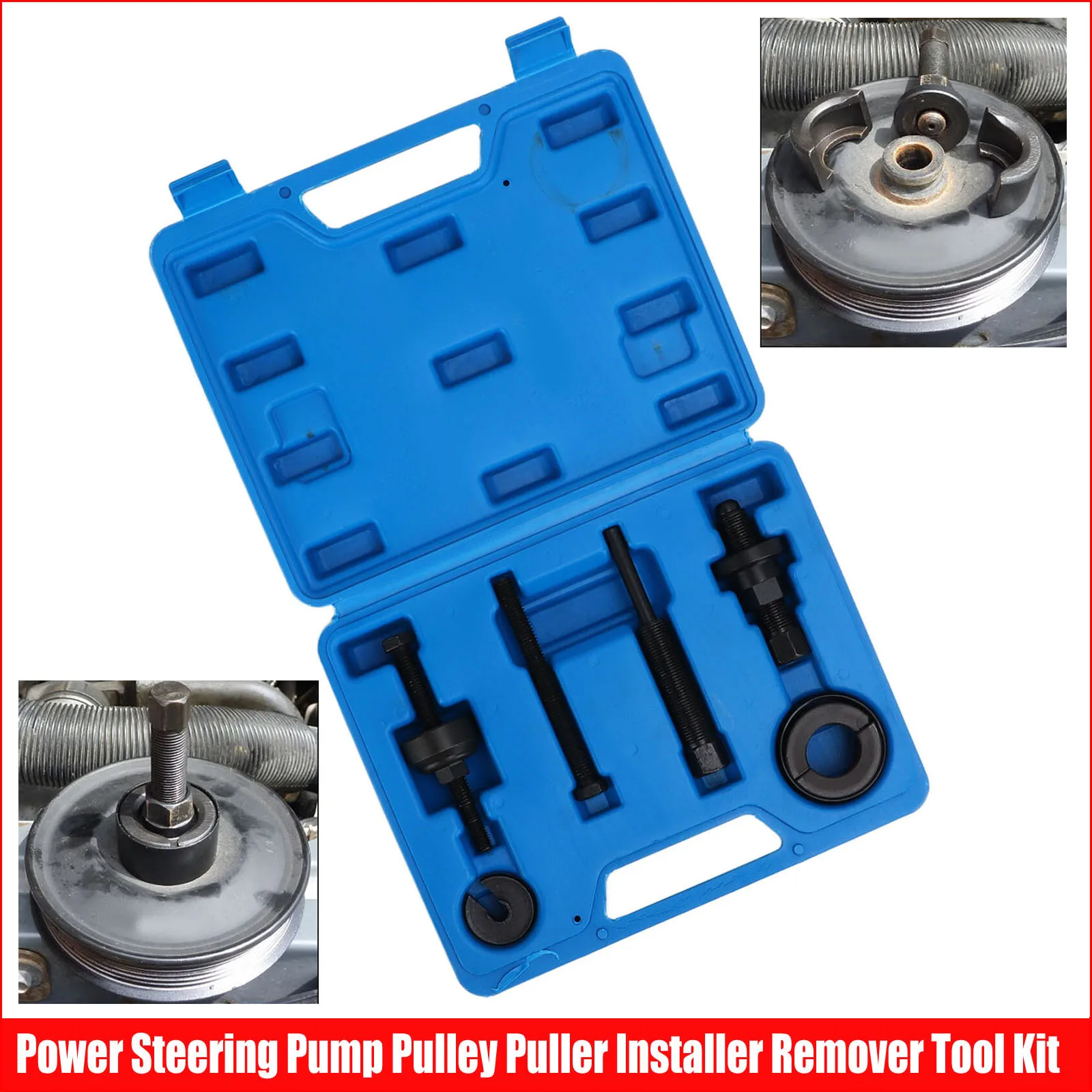 6 комплектов инструментов с колесами силовой рулевой насос колесо монтажный