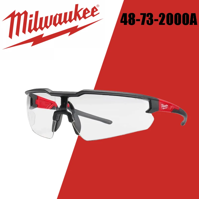 

Milwaukee 48-73-2000A прозрачные защитные очки противотуманные устойчивые к царапинам линзы максимальный комфорт защитные очки аксессуары для инструментов