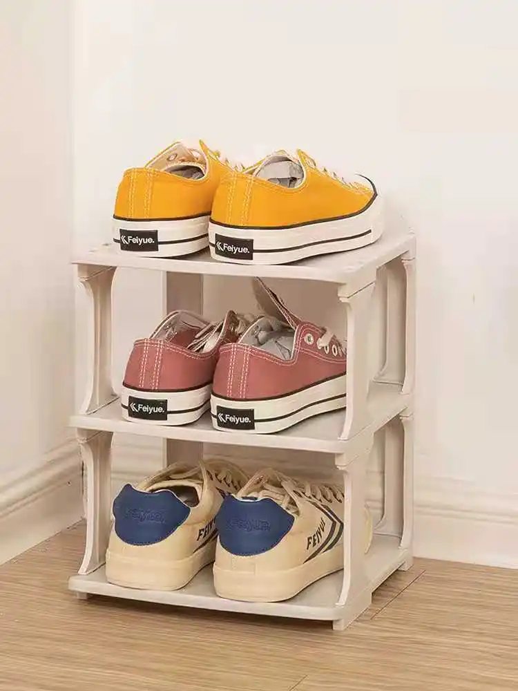 

Стойка для обуви, простой вход, для помещения, красивый, небольшой артефакт для хранения, экономичная многоярусная стойка для обуви для обще...