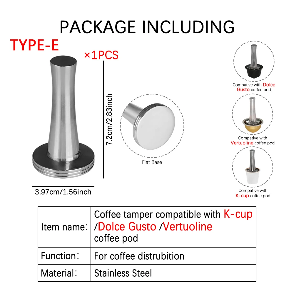 

Тампере для кофе из нержавеющей стали