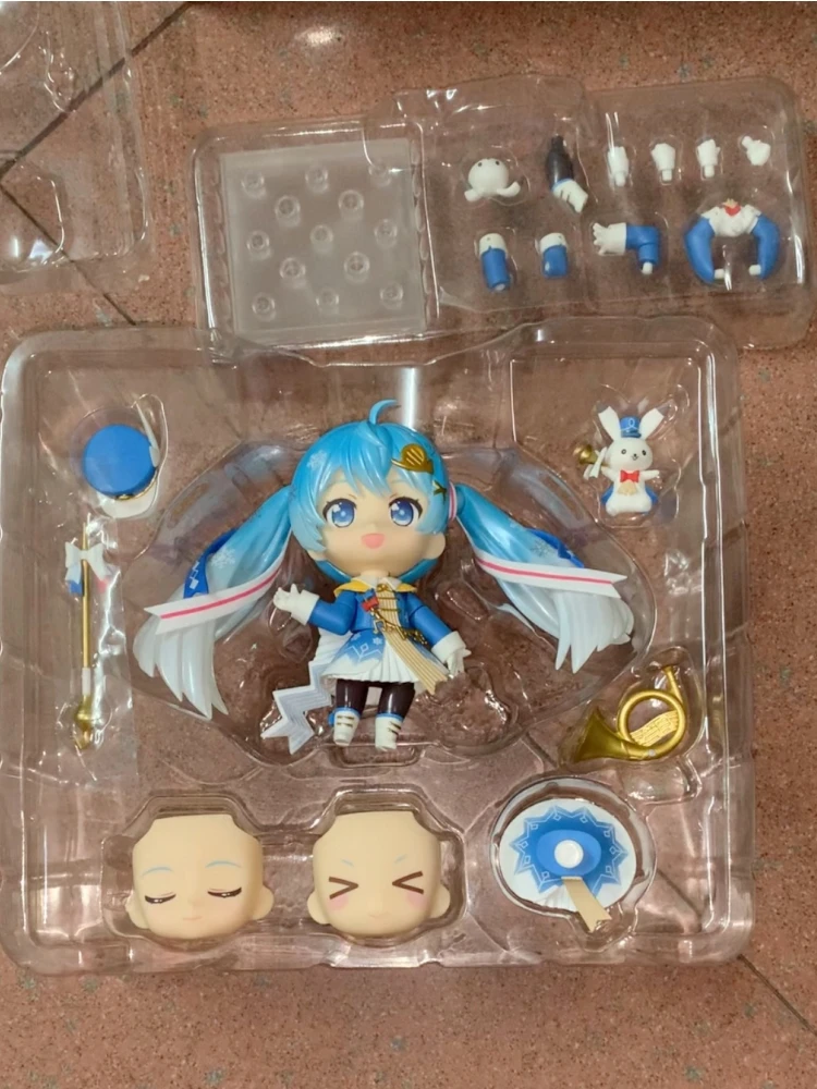 

[In Stock] Good Smile Company Nendoroid 2023 Snow Hatsune Miku Serene Winter Ver. Rabbit Yukine Action Anime Figure Model Toys