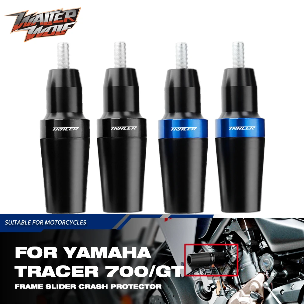 

For YAMAHA Tracer 700 7 GT 2014-2022 21 Frame Slider Crash Protector Motorcycle Accessories Bobbins Falling Protection Moto LOGO
