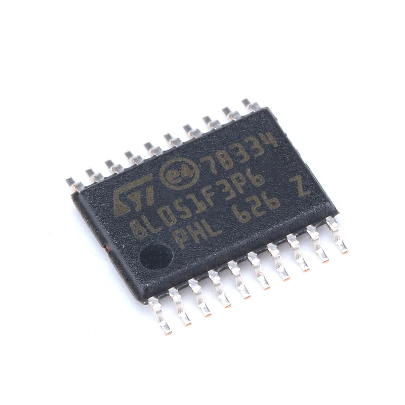 

10PCS/Pack New OriginalSTM8L051F3P6TR TSOP-20 16MHz/8KB flash memory / 8-bit microcontroller MCU