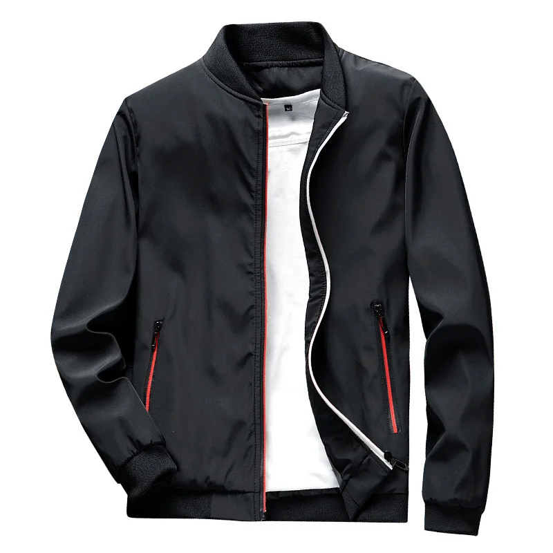 

Mens Baseball Fashion New Casual Windbreaker 2022 Spring Autumn Thin Men Bomber Jacket Outdoors Streetwear Clothes