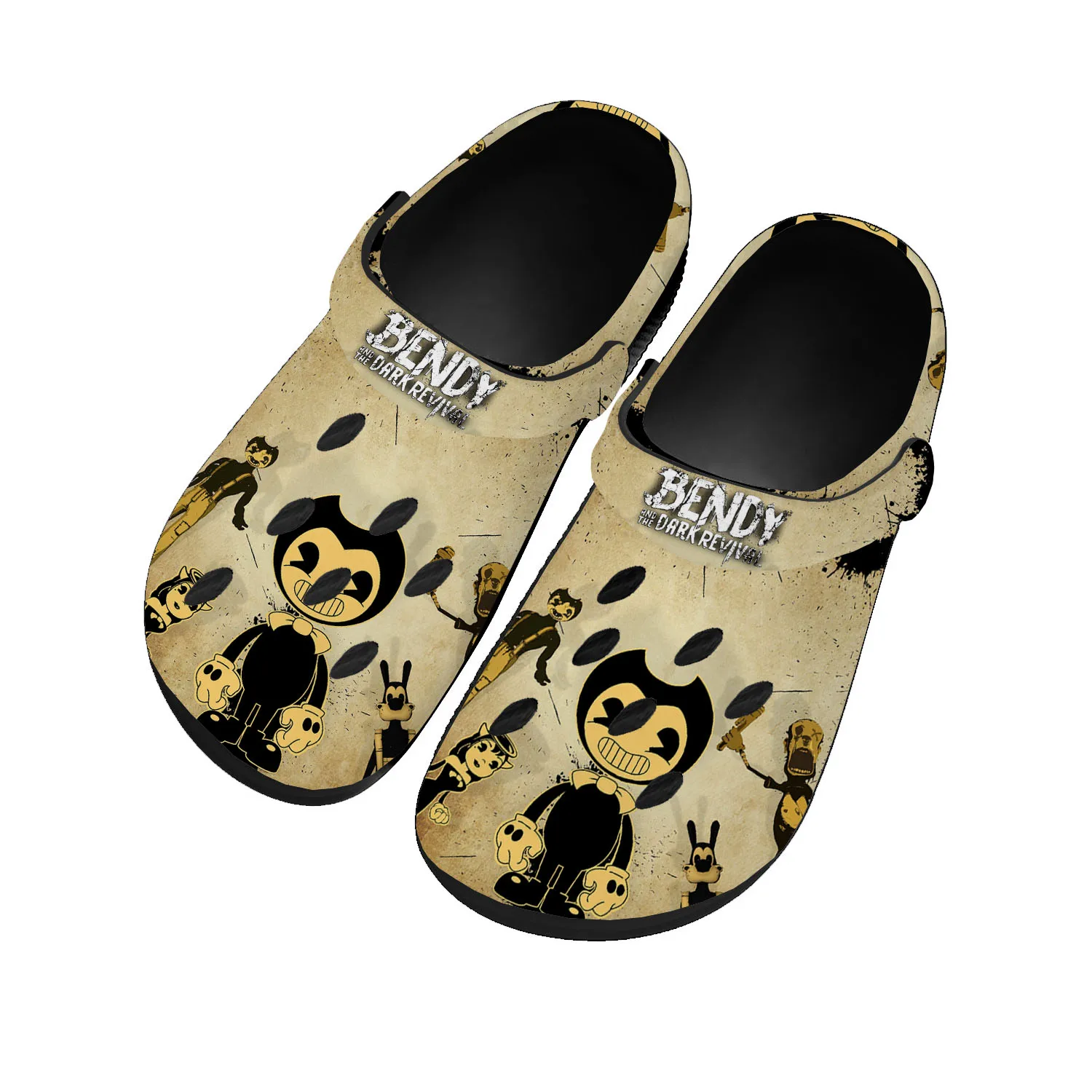 

Anime Cartoon Manga Game Bendy Movie Home Clogs Mens Womens Teenager Tailor Made Water Shoes Garden Beach Hole Slippers Sandals