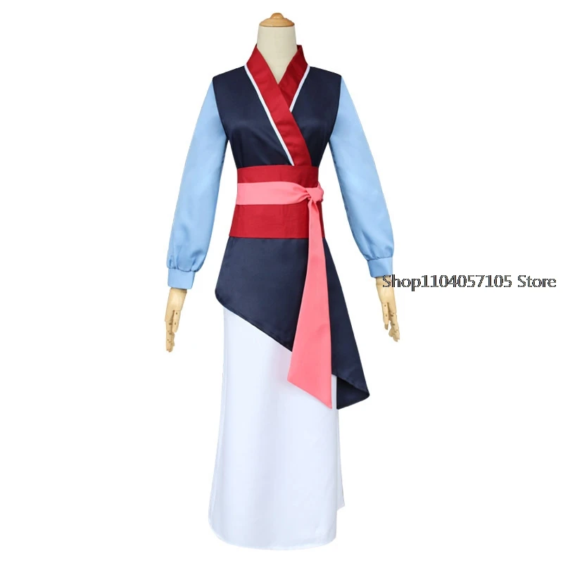 Халат для косплея Mulan женщин и мужчин костюм дракона грибка Хэллоуина