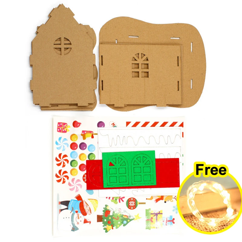NEW christmas decoration house crafts card arts diy toys Puzzle kids educational for children's girl/boy gift | Игрушки и хобби