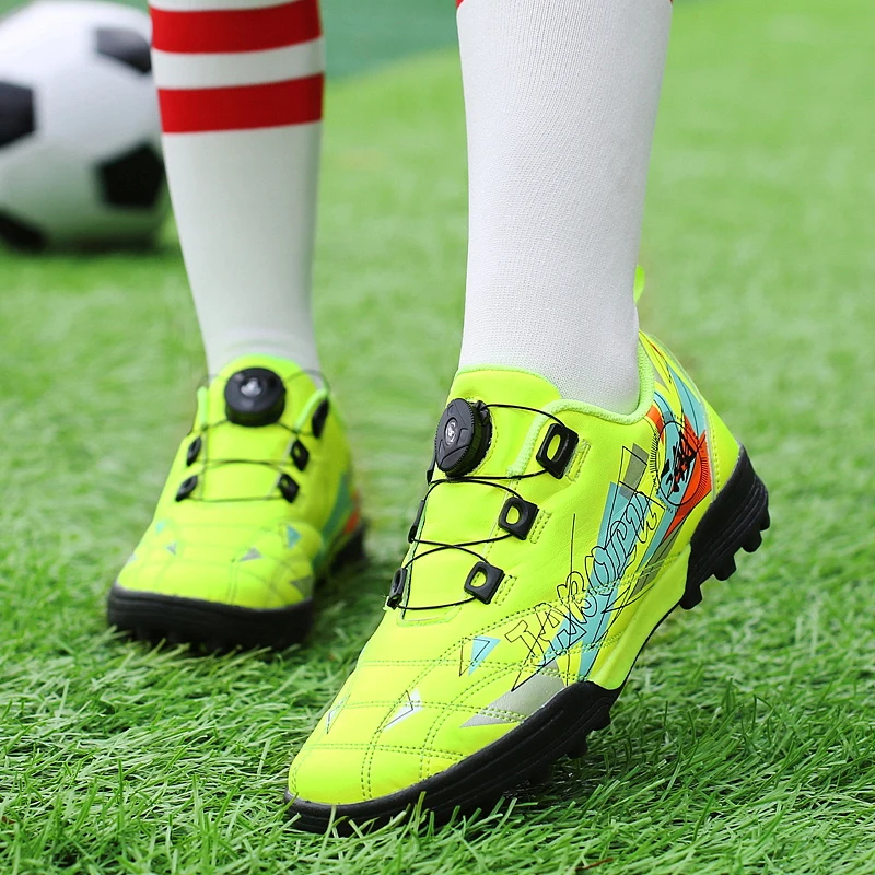 Hot Selling Children's Soccer Shoes Cheap Soccer Cleats Training Soccer Boots Children's Boys Futsal Sod Non-Slip Sneakers 28-39
