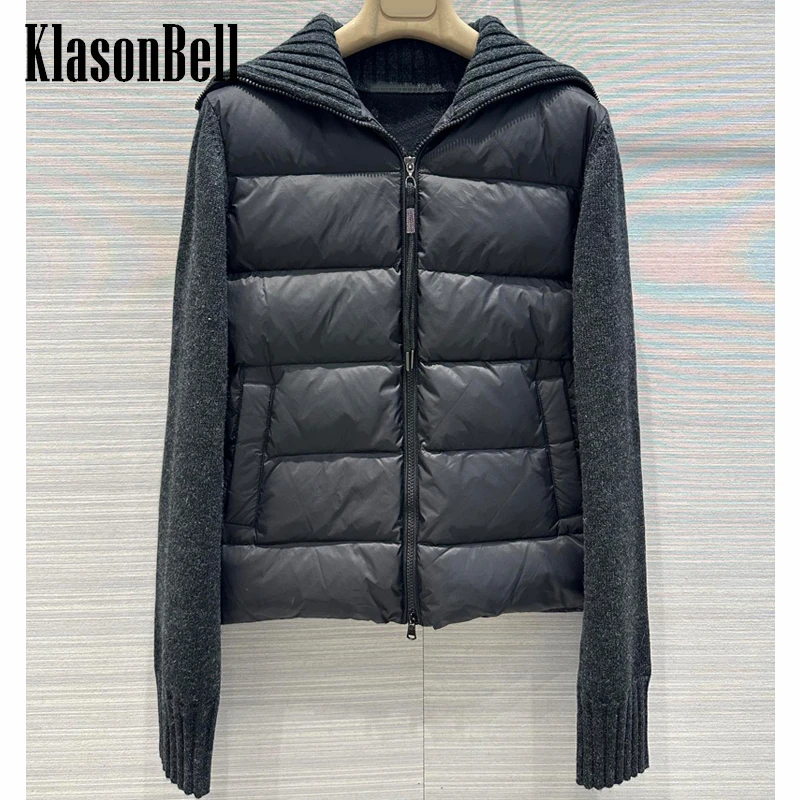 

10,8 KlasonBell удобная женская куртка из гусиного пуха на молнии