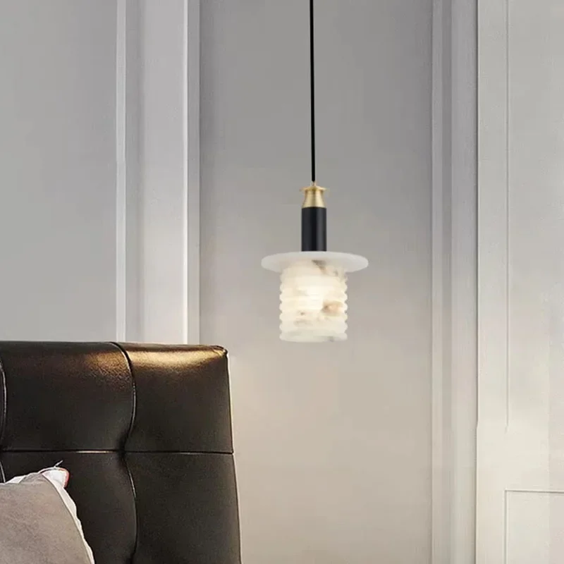 Современная креативная Роскошная мраморная люстра в скандинавском стиле для
