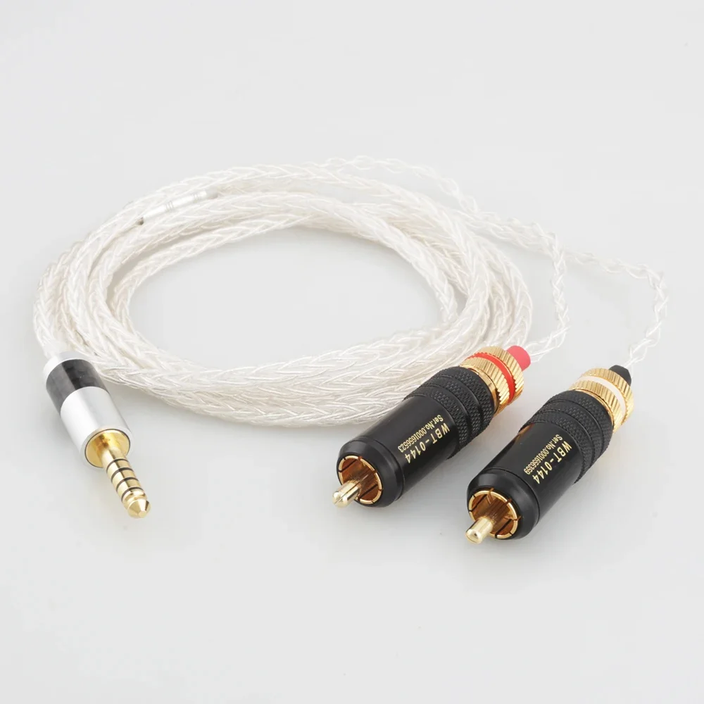 8 ядер 100% чистое серебро замена аудиокабеля для цифрового аудиоплеера NW-WM1A NW-WM1Z на