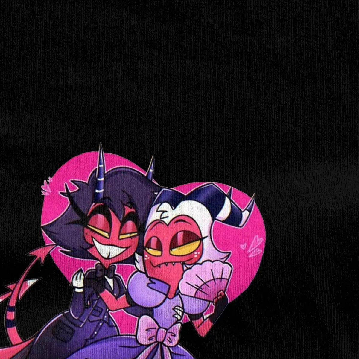 Мужская футболка с надписью Moxxie Millie Helluva-Boss креативная из чистого хлопка