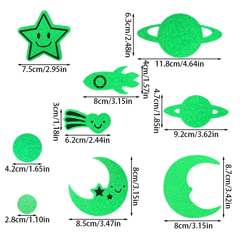 Флуоресцентные настенные Стикеры для детской комнаты |