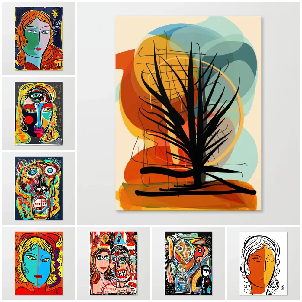 

Avatar Colourful Graffiti Wall Art Canvas Painting Modular Image Print Quality Poster Living Room Home Bedroom Decorative Murals