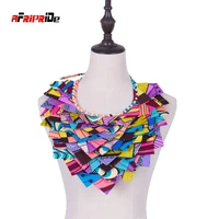 africa necklace party jewlery peals neckalcetasted handmade necklace ankara accessories traditional necklace wyb437