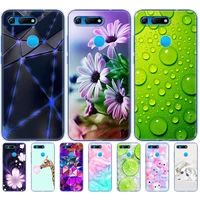 case for huawei honor view 20 v20 case tpu funda soft silicone cover for honor v20 capa cute animal pattern silicone phone