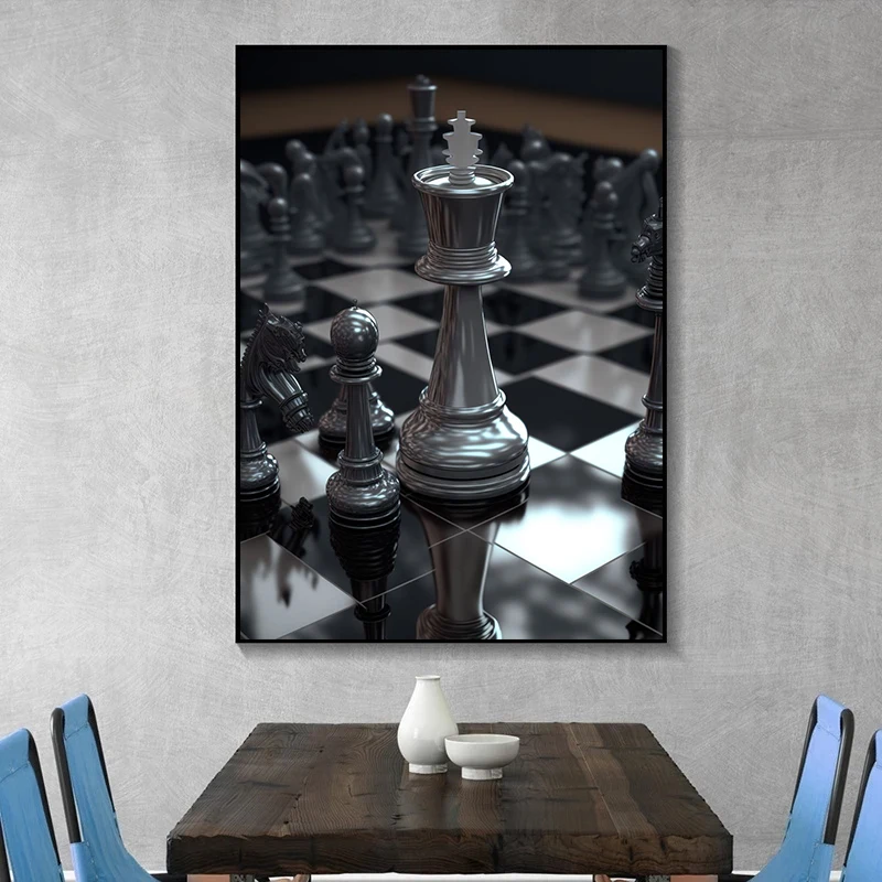 Постер шахматы