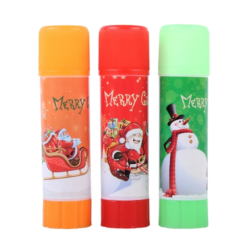 

Solid Glues Sticks Washable, Fast Drying Gluesticks Christmas Stationery