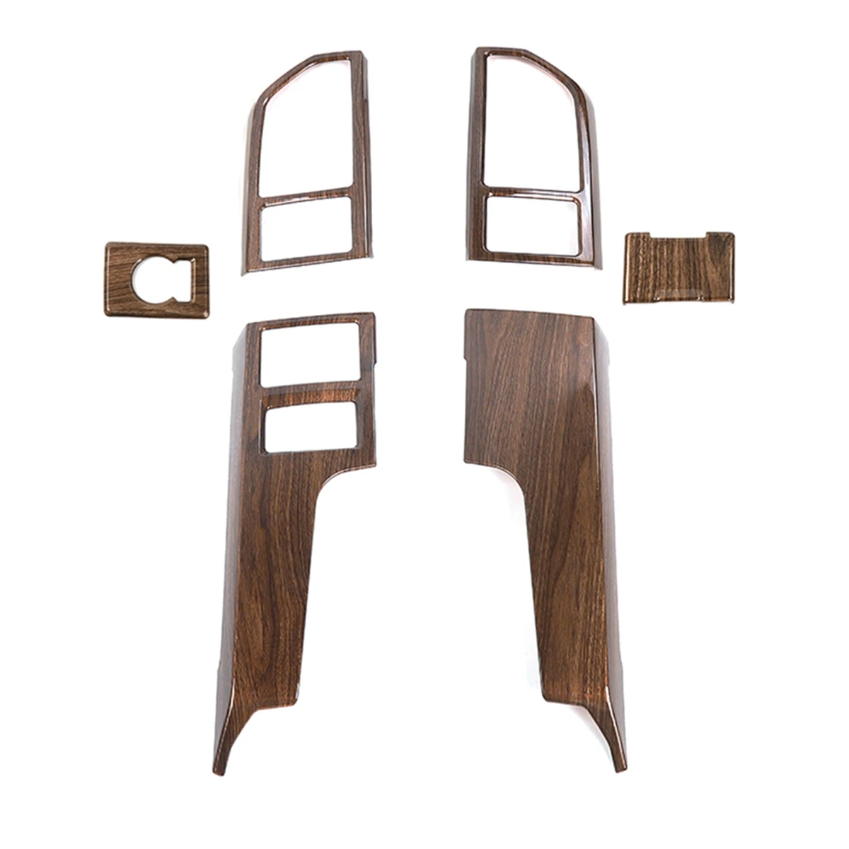 

Central Control Cover Frame Vent Trim ABS Accessories for Ford F150 2015 2016 2017 2018 2019 2020(Wood Grain)