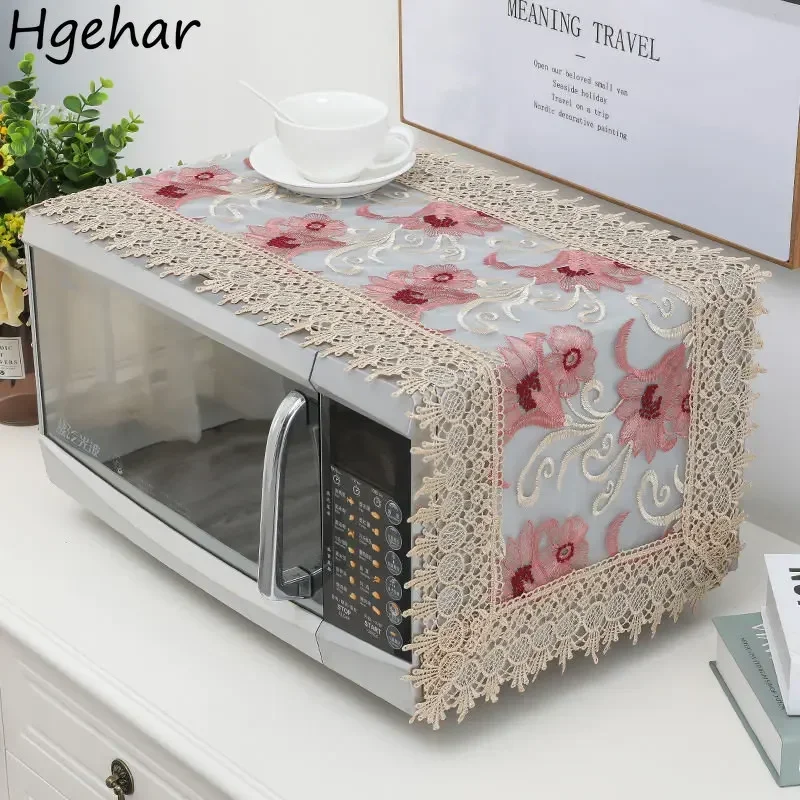 35x100 см чехлы для микроволновой печи с вышивкой пыленепроницаемые стиральная