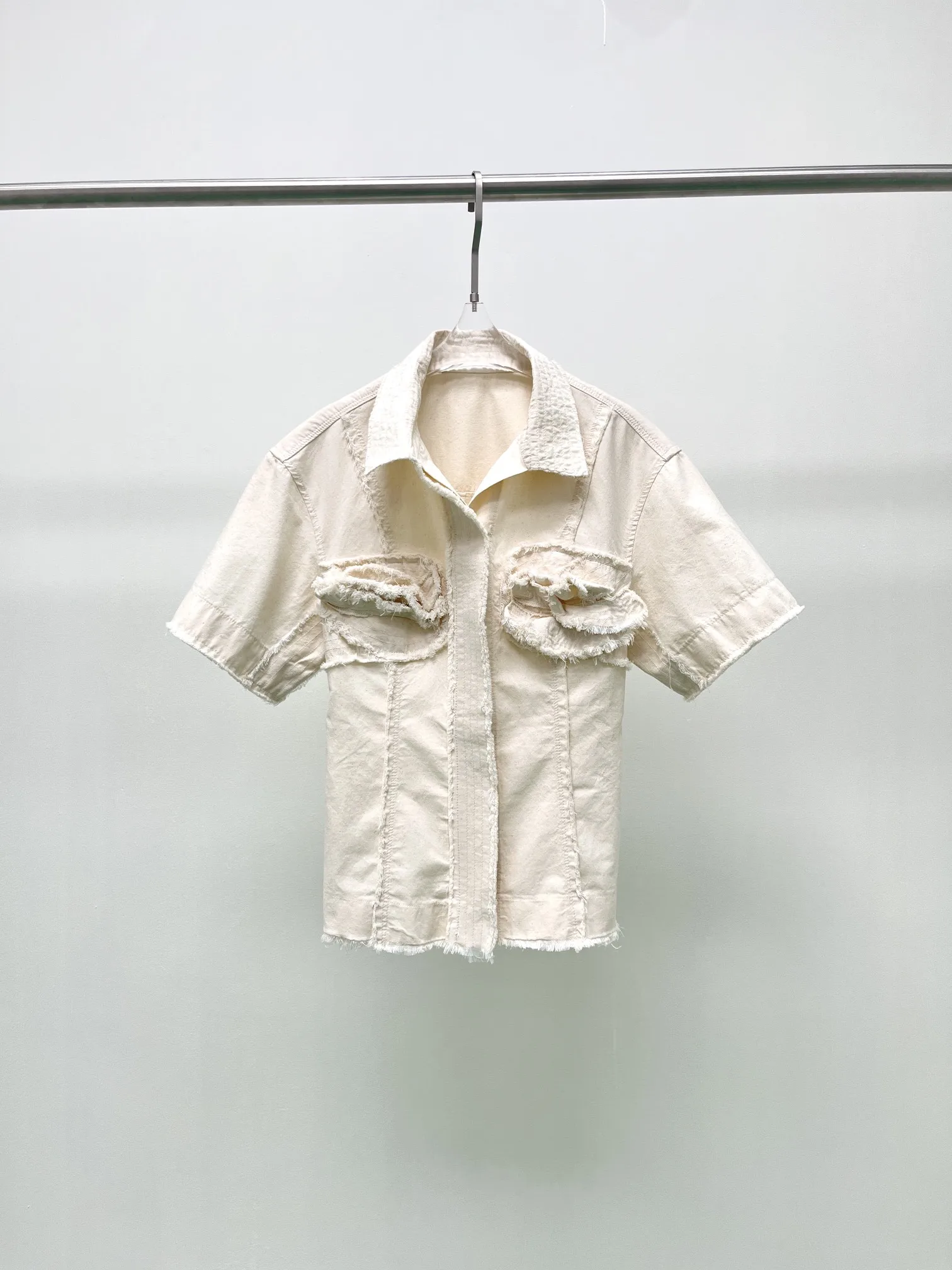 

Новые товары для весны и лета, топ с коротким рукавом для мытья конопляной воды! Талию можно регулировать