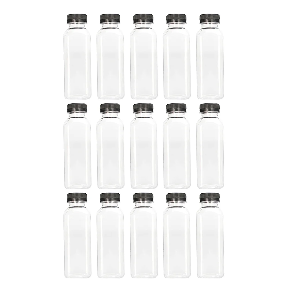 

Bottles Reusable Milkbottlejuice Juicing Caps Water Minicontainer Lids Drink Fridge Party Containersstorage Small Clearyogurt