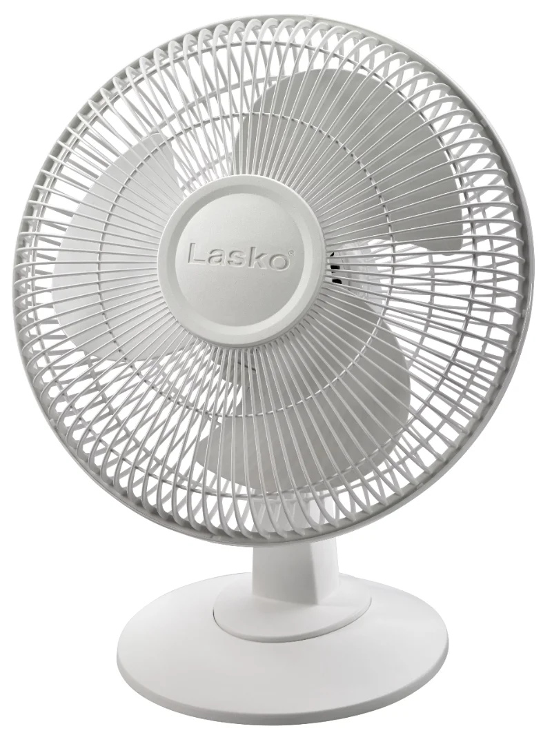 

Lasko 12" 3-Speed Oscillating Table Fan with Tilt-Back, 2012, White