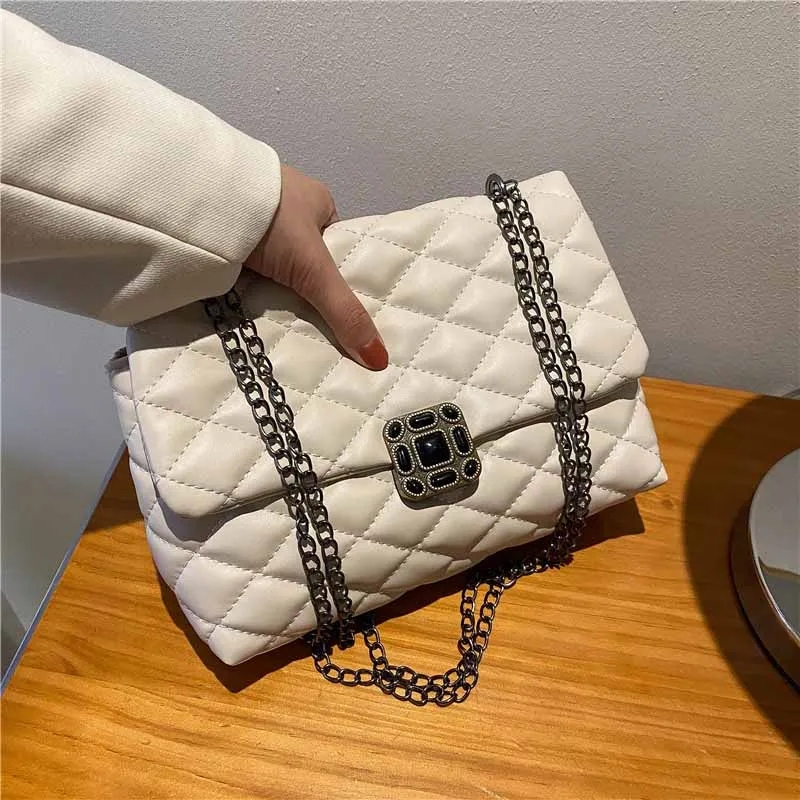 

Fashion Ladies Shoulder Bags Vintage Handbags High Quality PU Leather Totes Designer Handbags Brand Luxury Women Crossbody Bags