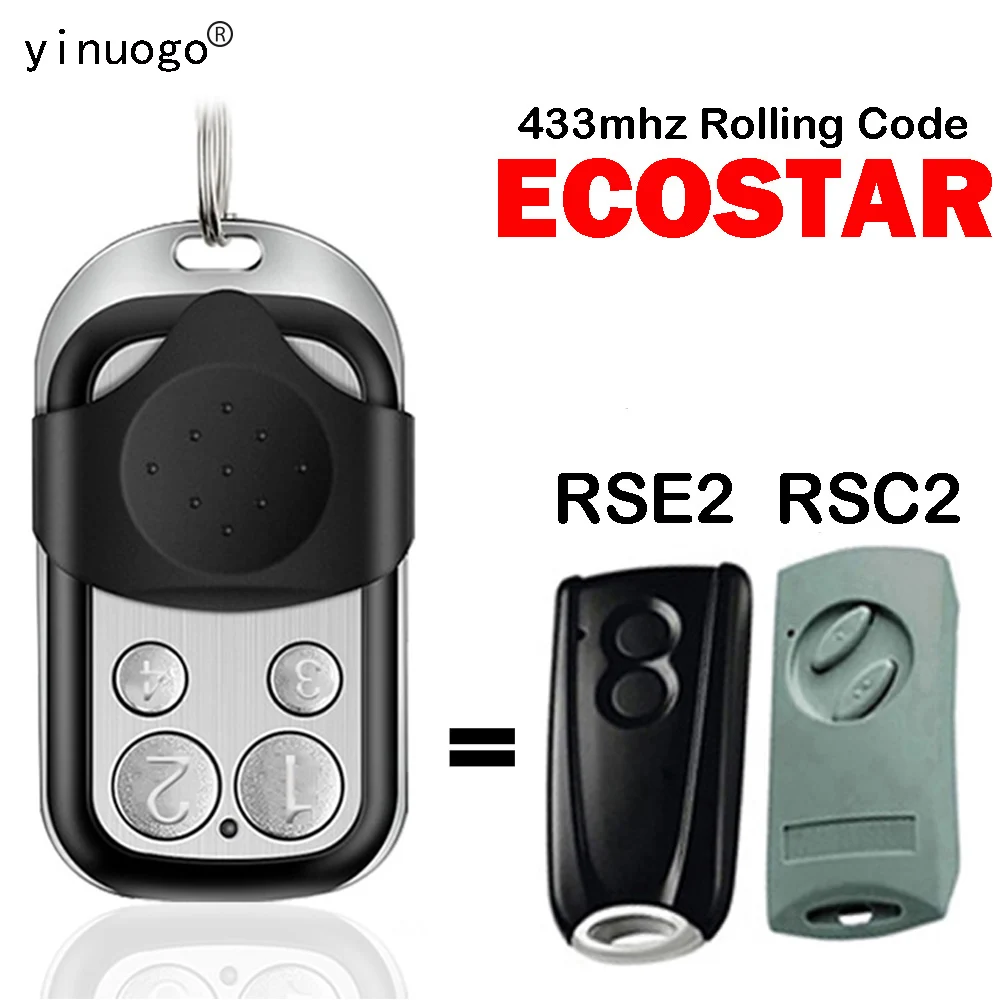

ECOSTAR пульт дистанционного управления для гаражной двери ECOSTAR RSE2 ESC2 433,92 МГц с непрерывно изменяющимся кодом ECOSTAR RSE2 RSC2 Открыватель для гаражной двери