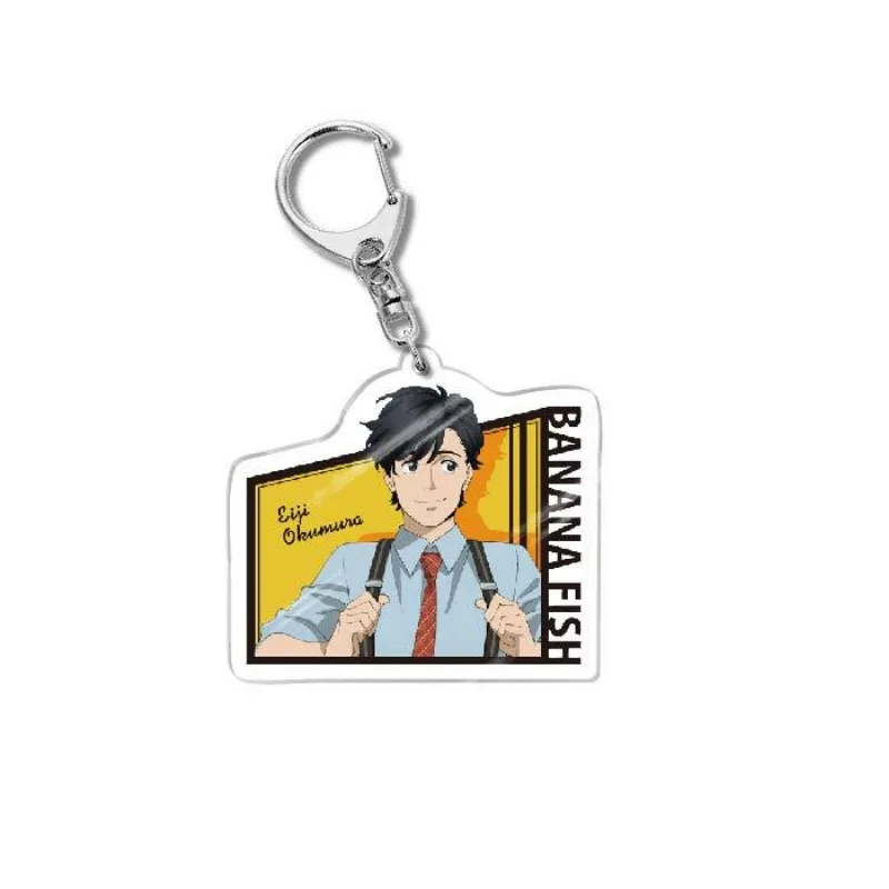 Новый брелок в стиле аниме Банан-рыба акриловые фигурки для косплея сумки