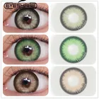 Контактные линзы EYESHARE, 1 пара, контактные линзы Aurora для глаз, цветные линзы ed, косметические цветные контактные линзы ed для летнего использования